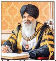  ਕੁਲਵਿੰਦਰ ਸਿੰਘ ਜੌਹਲ ਬਣੇ ਲੈਸਟਰ ਦੇ ਪਹਿਲੇ ਸਿੱਖ ਲਾਰਡ ਮੇਅਰ 