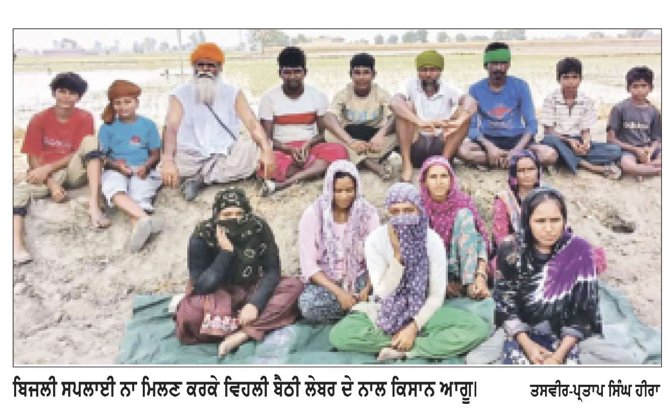 8 ਘੰਟੇ ਨਿਰਵਿਘਨ ਬਿਜਲੀ ਸਪਲਾਈ ਦੇ ਸਰਕਾਰੀ ਦਾਅਵਿਆਂ ਦੀ ਨਿਕਲੀ ਫੂਕ
ਕਿਸਾਨਾਂ ਵਲੋਂ ਪਾਵਰ ਕੱਟਾਂ ਦੇ  ਇਲਜ਼ਾਮ