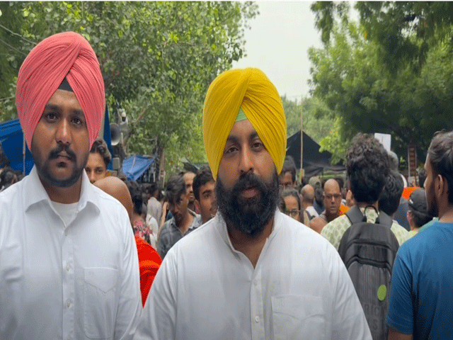 ਹਰਜੋਤ ਬੈਂਸ ਜੰਤਰ-ਮੰਤਰ 'ਤੇ ਸੀ.ਜੇ.ਪੀ. ਦੇ ਵਿਰੋਧ 'ਚ ਪਹੁੰਚੇ