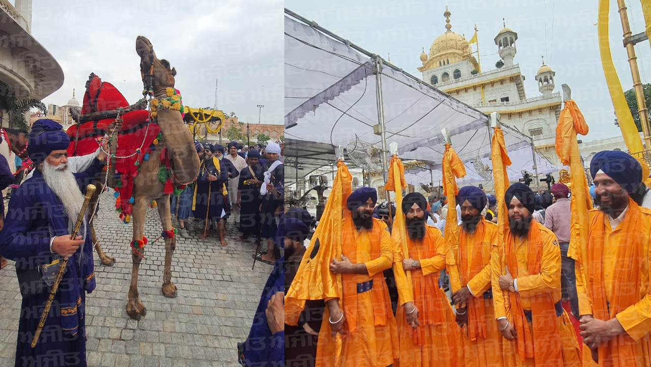 ਜੈਕਾਰਿਆਂ ਦੀ ਗੂੰਜ ਵਿਚ ਸ੍ਰੀ ਅਕਾਲ ਤਖਤ ਸਾਹਿਬ ਤੋਂ ਮੀਰੀ ਪੀਰੀ ਖਾਲਸਾ ਮਾਰਚ ਆਰੰਭ