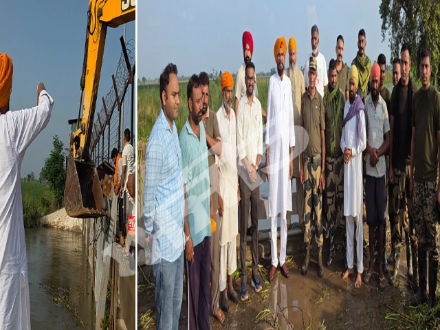 ਸੱਕੀ ਨਾਲੇ ਦੇ ਜਾਮ ਗੇਟ ਖੁੱਲ੍ਹਣ ਨਾਲ ਹੜ੍ਹ ਦਾ ਖ਼ਤਰਾ ਘਟਿਆ - ਕੁਲਦੀਪ ਸਿੰਘ ਧਾਲੀਵਾਲ