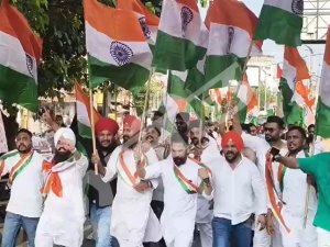 80ਵੇਂ ਆਜ਼ਾਦੀ ਦਿਵਸ 'ਤੇ  'ਆਪ' ਯੂਥ ਵਿੰਗ ਨੇ ਜਲੰਧਰ ਵਿਖੇ 'ਜੈ ਜਵਾਨ ਜੈ ਕਿਸਾਨ' ਦੇ ਨਾਅਰੇ ਨਾਲ ਕੱਢਿਆ ਮਾਰਚ