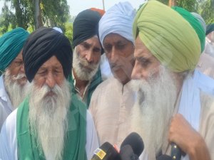 ਜਗਜੀਤ ਸਿੰਘ ਡੱਲੇਵਾਲ ਜਥੇ ਸਮੇਤ ਪਹੁੰਚੇ ਖਨੌਰੀ ਬਾਰਡਰ 'ਤੇ