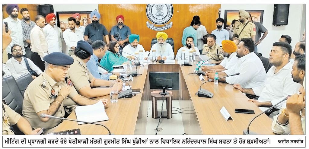 ਵੋਟਾਂ ਲਈ ਨਹੀਂ, ਆਉਣ ਵਾਲੀਆਂ ਪੀੜ੍ਹੀਆਂ ਨੂੰ ਬਚਾਉਣ ਲਈ ਨਸ਼ਿਆਂ ਦਾ ਖ਼ਾਤਮਾ ਕਰ ਰਹੀ ਹੈ ਸਰਕਾਰ- ਖੇਤੀਬਾੜੀ ਮੰਤਰੀ