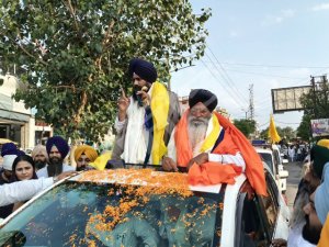 ਮੀਰੀ ਪੀਰੀ ਖ਼ਾਲਸਾ ਮਾਰਚ ਦਾ ਨਵਾਂ ਸ਼ਹਿਰ ਚ ਹੋਇਆ ਭਰਵਾਂ ਸਵਾਗਤ