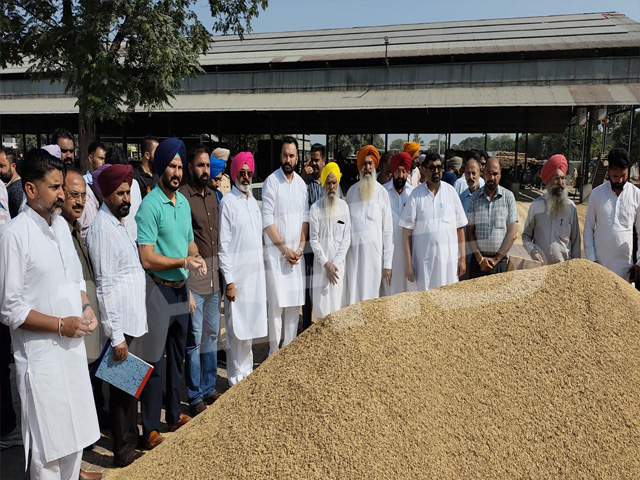 ਸਮਰਾਲਾ ਦੀ ਦਾਣਾ ਮੰਡੀ 'ਚ ਦਿਆਲਪੁਰਾ ਨੇ ਝੋਨੇ ਦੀ ਸਰਕਾਰੀ ਖਰੀਦ ਸ਼ੁਰੂ ਕਰਵਾਈ