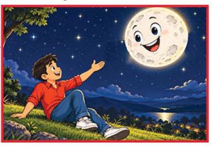 ਚੰਦ ਸਾਡੇ ਨਾਲ-ਨਾਲ ਤੁਰਦਾ ਹੋਇਆ ਕਿਉਂ ਦਿਖਾਈ ਦਿੰਦਾ ਹੈ?