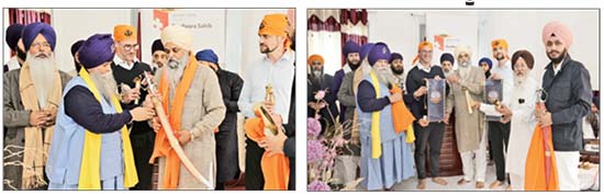 ਸਵਿਟਜ਼ਰਲੈਂਡ ਦੀਆਂ ਪ੍ਰਮੁੱਖ ਰਾਜਸੀ ਸ਼ਖ਼ਸੀਅਤਾਂ ਦੀ ਹਾਜ਼ਰੀ ’ਚ ਬਾਬਾ ਬਲਬੀਰ ਸਿੰਘ ਜੀ 96 ਕਰੋੜੀ ਵੱਲੋਂ ਪੰਥਕ ਸੇਵਾਵਾਂ ਲਈ ਰਣਜੀਤ ਸਿੰਘ ਮਸੂਤਾ ਦਾ ਸਨਮਾਨ