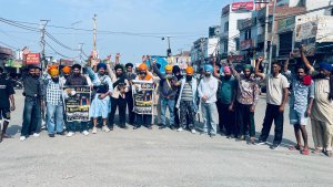 ਪਰਵਿੰਦਰ ਸਿੰਘ ਝੋਟੇ ਦੇ ਕਤਲ ਖ਼ਿਲਾਫ਼ ਵੇਰਕਾ ਵਿਖੇ ਰੋਸ ਪ੍ਰਦਰਸ਼ਨ