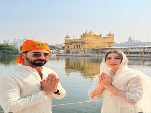 ਸ੍ਰੀ ਦਰਬਾਰ ਸਾਹਿਬ ਨਤਮਸਤਕ ਹੋਣ ਪੁੱਜੇ ਸਾਰਾ ਅਲੀ ਖਾਨ ਤੇ ਆਯੂਸ਼ਮਾਨ ਖੁਰਾਨਾ
